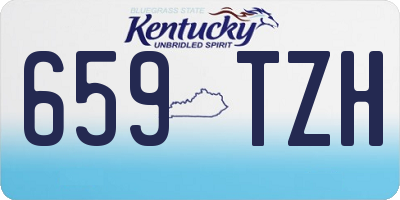 KY license plate 659TZH