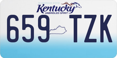 KY license plate 659TZK