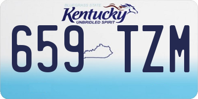 KY license plate 659TZM