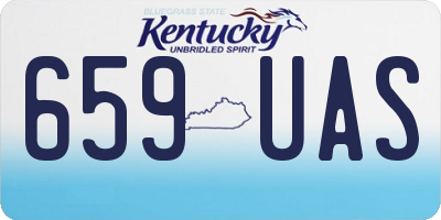 KY license plate 659UAS