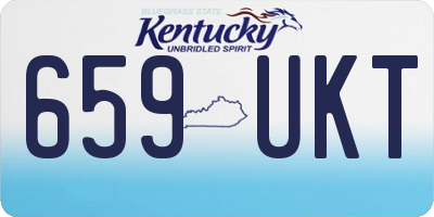 KY license plate 659UKT