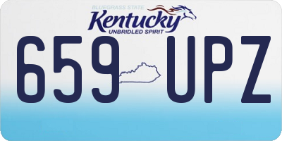 KY license plate 659UPZ