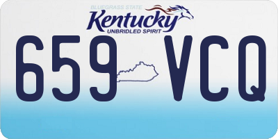 KY license plate 659VCQ