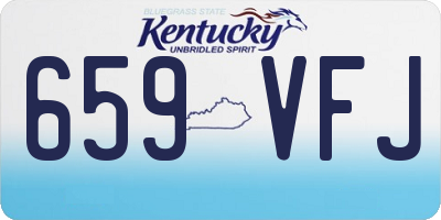 KY license plate 659VFJ