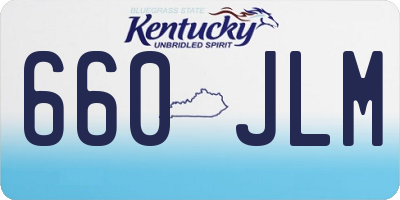KY license plate 660JLM