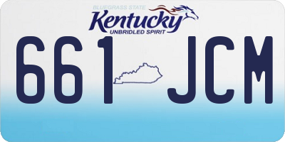 KY license plate 661JCM