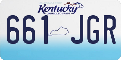 KY license plate 661JGR