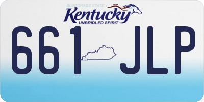 KY license plate 661JLP