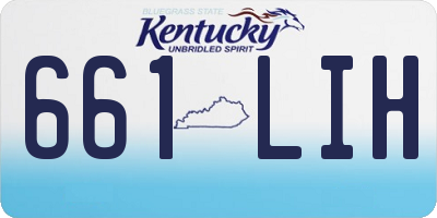 KY license plate 661LIH