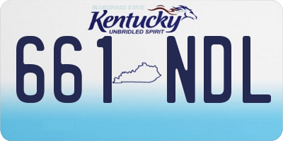 KY license plate 661NDL