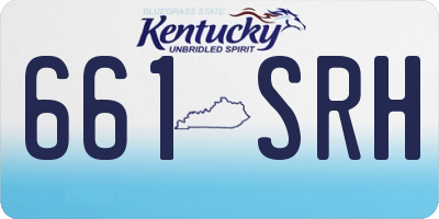KY license plate 661SRH