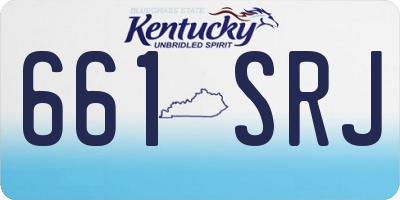 KY license plate 661SRJ