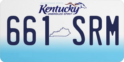 KY license plate 661SRM