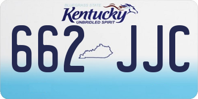 KY license plate 662JJC