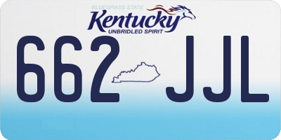 KY license plate 662JJL