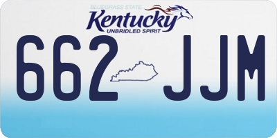 KY license plate 662JJM