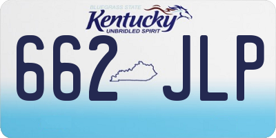 KY license plate 662JLP