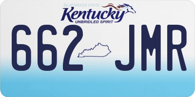 KY license plate 662JMR