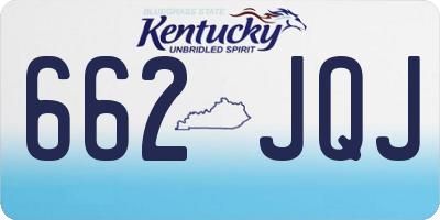 KY license plate 662JQJ