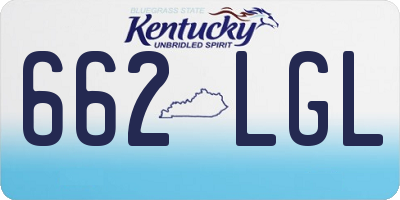 KY license plate 662LGL