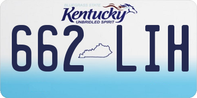 KY license plate 662LIH