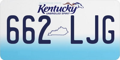 KY license plate 662LJG
