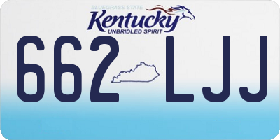 KY license plate 662LJJ