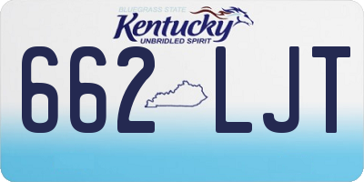 KY license plate 662LJT