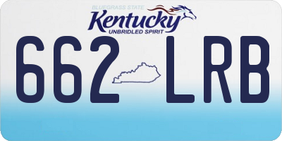 KY license plate 662LRB