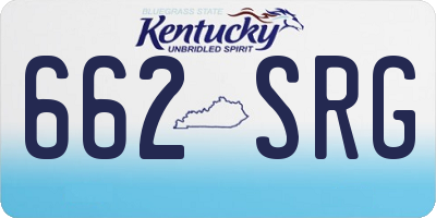 KY license plate 662SRG