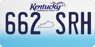KY license plate 662SRH