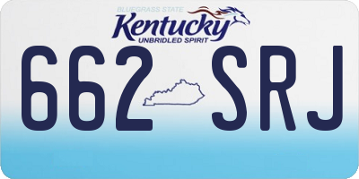 KY license plate 662SRJ