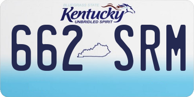 KY license plate 662SRM