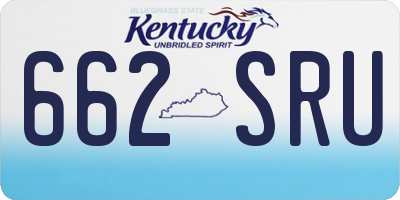 KY license plate 662SRU