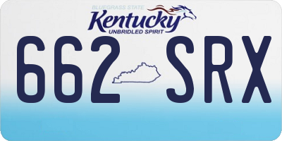 KY license plate 662SRX