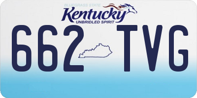 KY license plate 662TVG