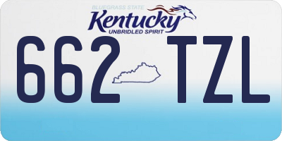 KY license plate 662TZL