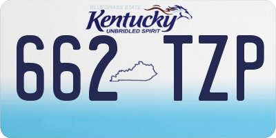 KY license plate 662TZP