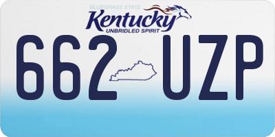KY license plate 662UZP