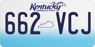 KY license plate 662VCJ