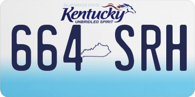KY license plate 664SRH