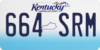KY license plate 664SRM