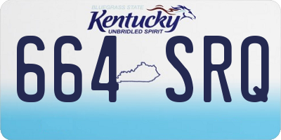 KY license plate 664SRQ