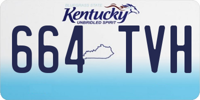 KY license plate 664TVH