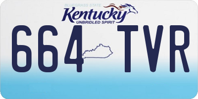 KY license plate 664TVR