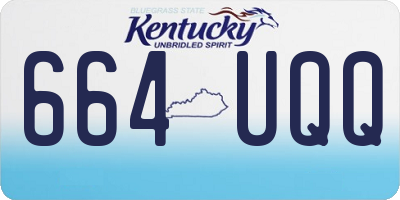 KY license plate 664UQQ