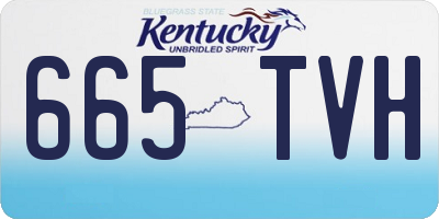 KY license plate 665TVH