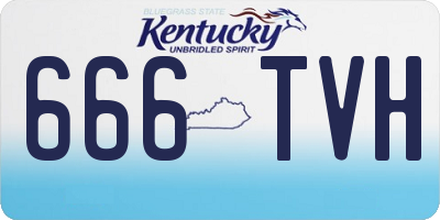KY license plate 666TVH