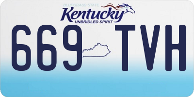 KY license plate 669TVH