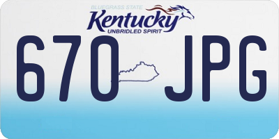 KY license plate 670JPG